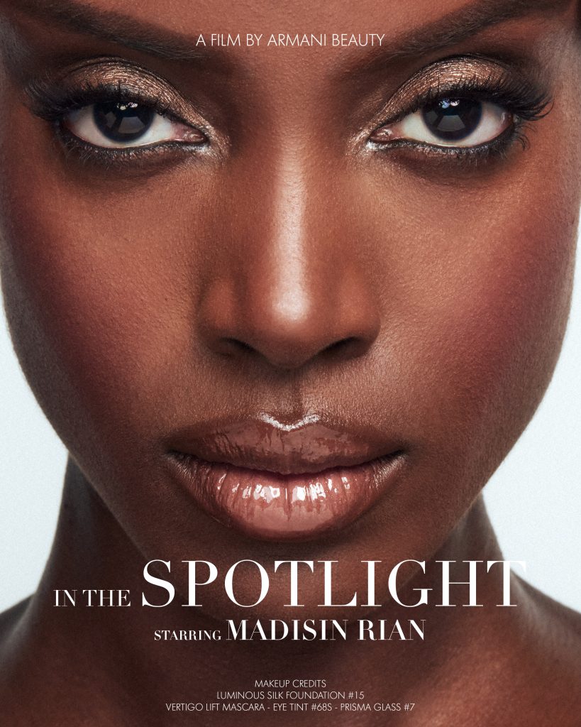 Madisin Rian - Armani Beauty
Creative Director: Edouard DELAGE